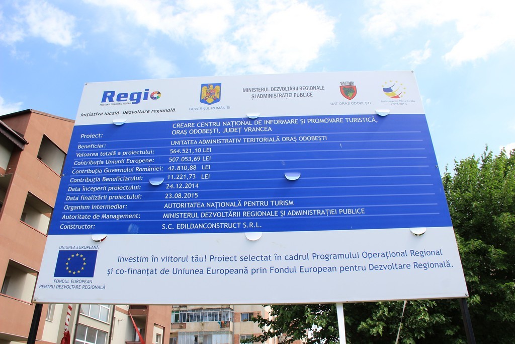 Conferința de presă privind finalizarea Centrului Turistic de Informare