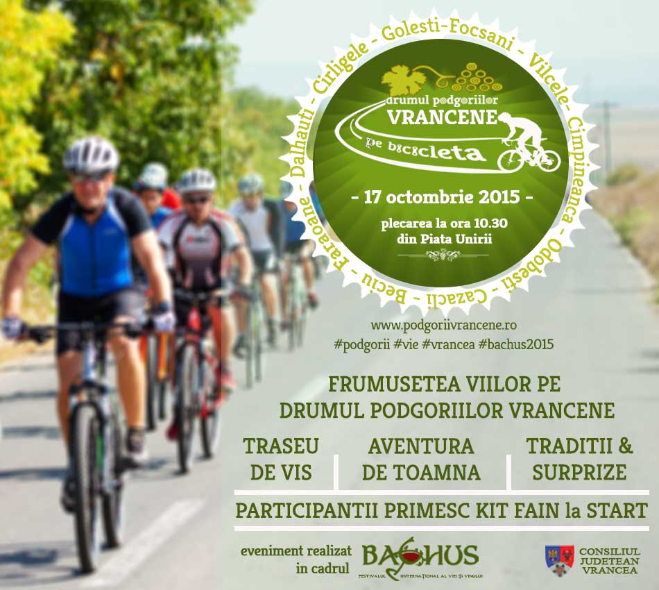 Start la ”Drumul Podgoriilor Vrâncene... pe bicicletă”!