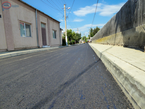 Strada Mihail Kogălniceanu din Odobești a fost asfaltată