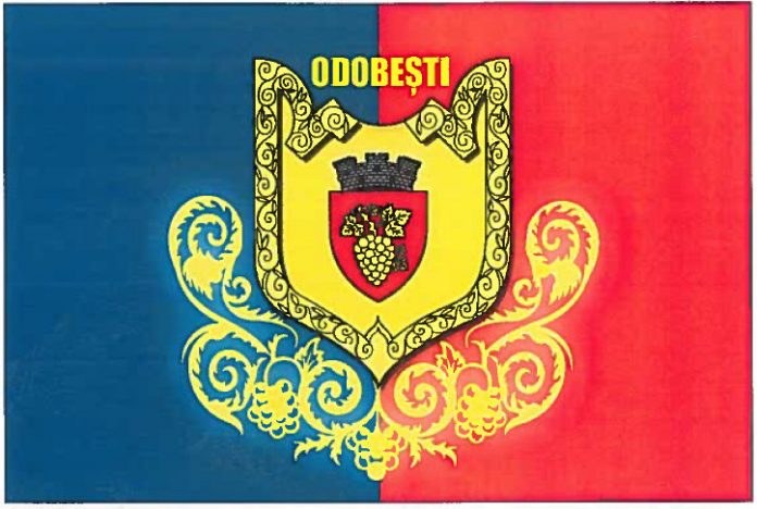 Orașul Odobești are stemă și steag proprii