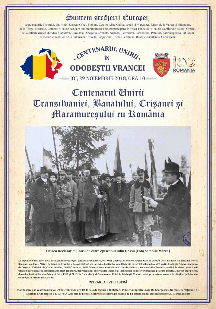 Centenarului Unirii Transilvaniei, Banatului, Crișanei și Maramureșului cu Regatul României