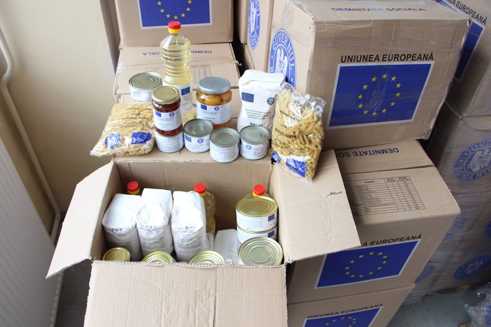 Primaria Odobestia a primit 285 de pachete alimentare