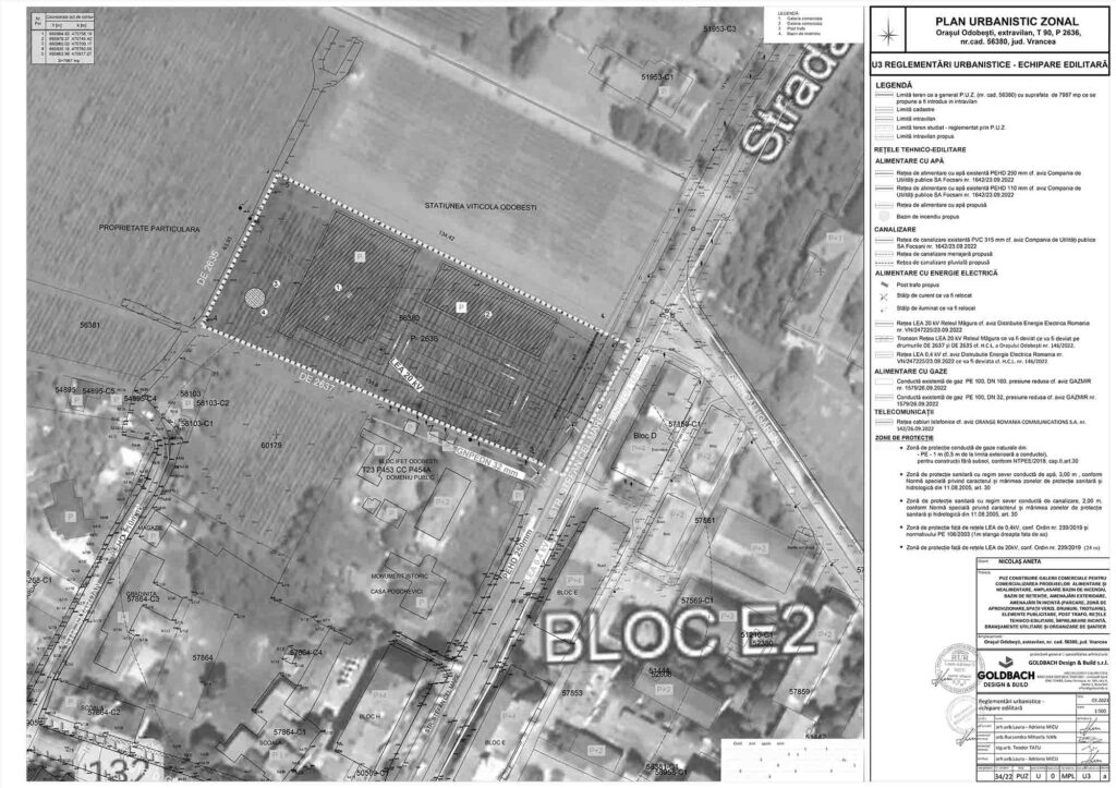 SC GOLDBACH DESIGN & BUILD SRL anunță publicarea documentației pentru aprobare PUZ