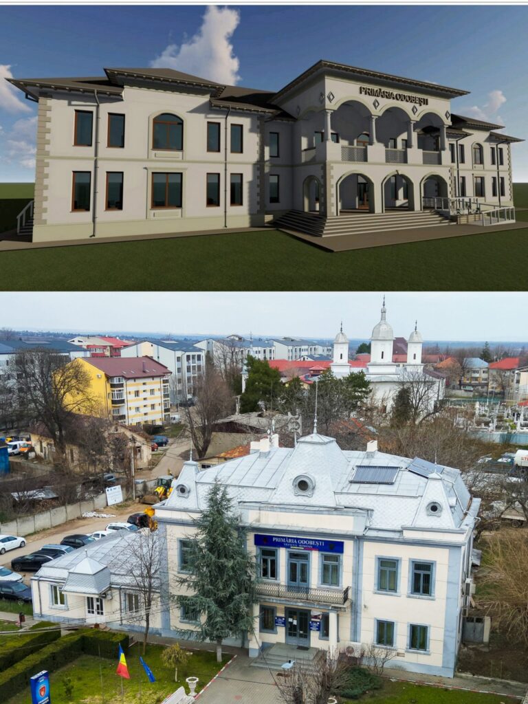 Încep lucrările pentru construirea și modernizarea sediului Primăriei Orașului Odobești