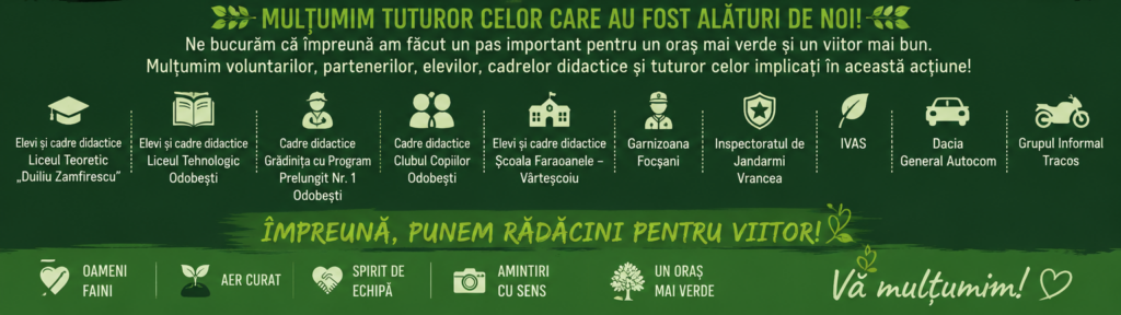 „Rădăcini de Odobești” – comunitatea care plantează viitorul