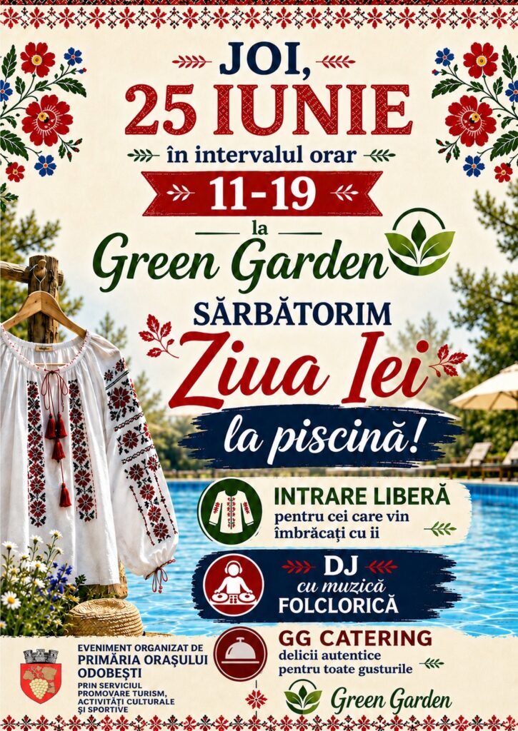 Ziua Iei la Piscină – Tradiție și relaxare la Green Garden