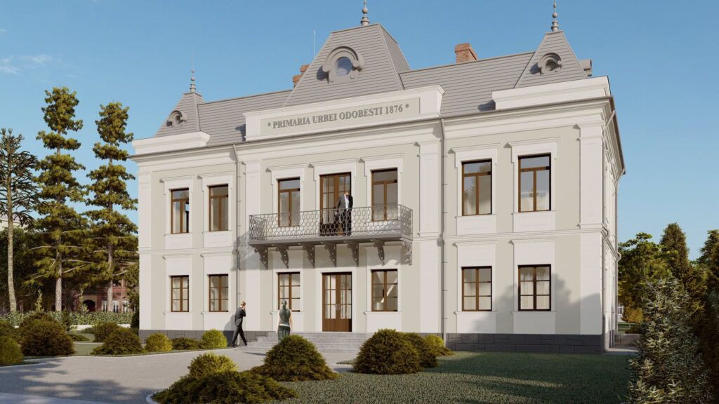 Clădirea Primăriei Odobești intră într-un amplu proces de consolidare, restaurare și modernizare